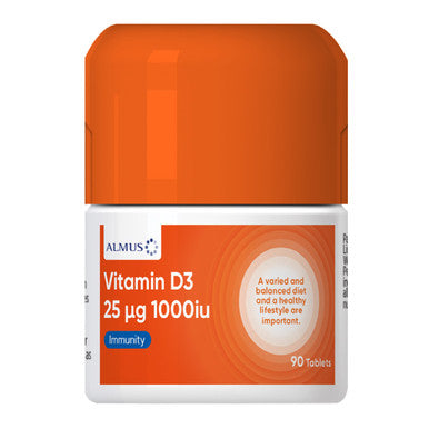 Almus Vitamin D3 25UG 90 Tablet