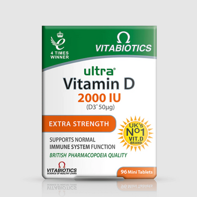 Vitabiotics Ultra Vitamin D 2000IU 96 Tablets - Image 2