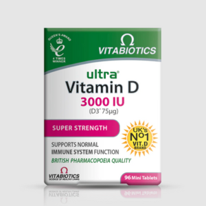 Vitabiotics Ultra Vitamin D 3000IU 96 Tablets